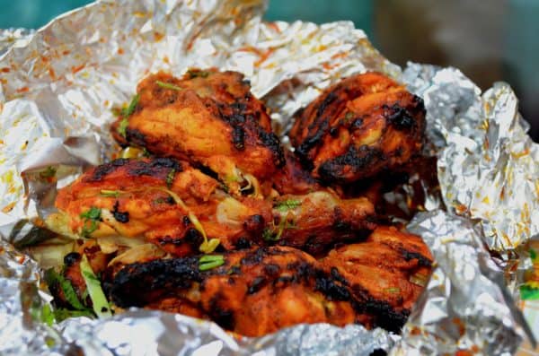 chicken, roasted, indian