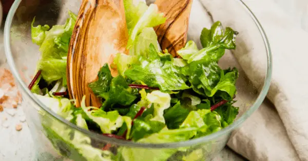 green salad in a bowl