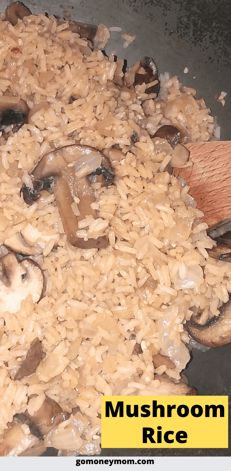 Easy Mushroom Rice Recipe - Easy Family Recipes