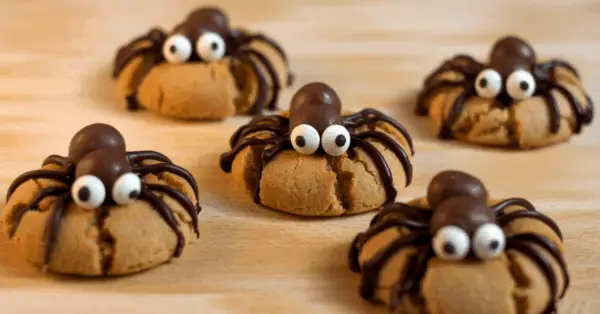peanut butter spider cookies