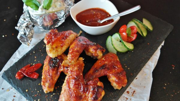 chicken, wing, chicken wings