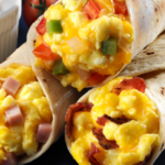 egg breakfast burrito