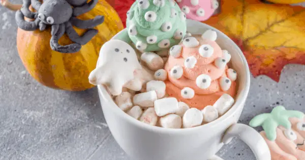 hot chocolate with marshmallows