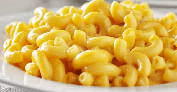 mac and cheese on a plate