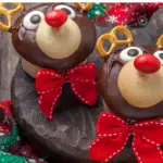 Christmas vanilla reindeer cupcakes
