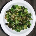 Sautéed Broccoli in a plate