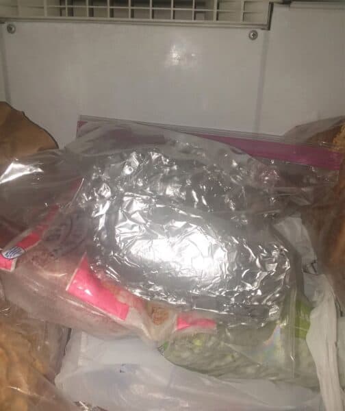 baked potatoes in freezer