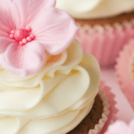 cupcake with flower design