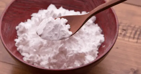 wheat starch in a bowl