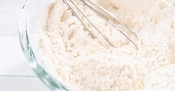 all purpose flour in a bowl