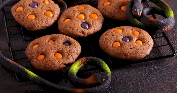 chocolate Halloween cookies