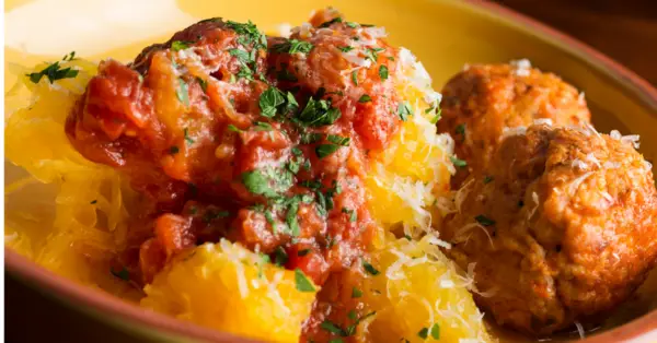 Meatballs and Spaghetti Squash