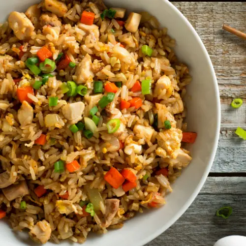 Easy Egg Fried Rice - Go Money Mom