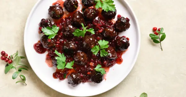 cranberry meatballs