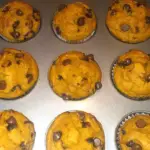 chocolate chip pumpkin muffins