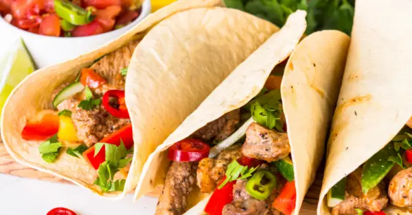 ground pork tacos