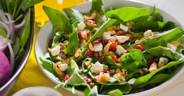 spinach cranberry salad