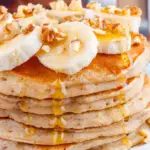 banana oat pancakes