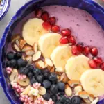 strawberry smoothie bowl