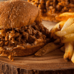 sloppy joes and French fries