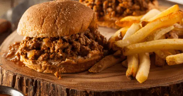 sloppy joes and French fries