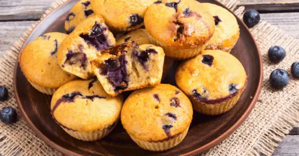 blueberry banana muffins