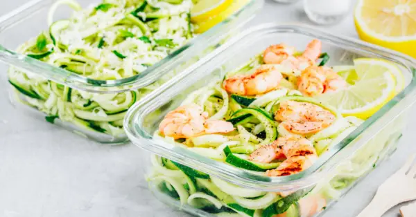 shrimp with zucchini noodles