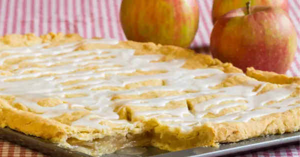 apple sheet pie