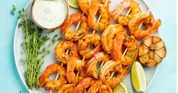 shrimp skewers