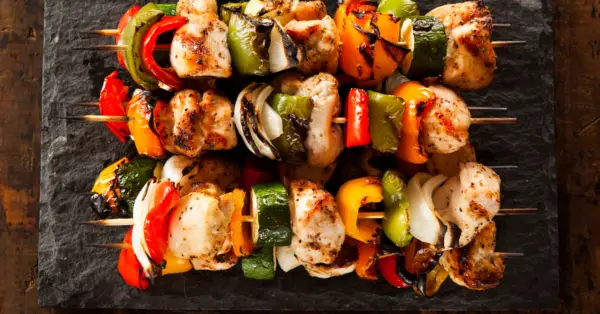 Chicken Skewers With Vegetables