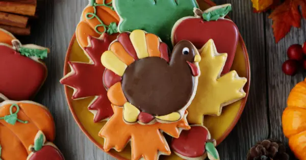 turkey shaped cookies