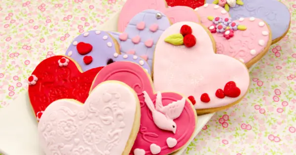 heart shaped cookies
