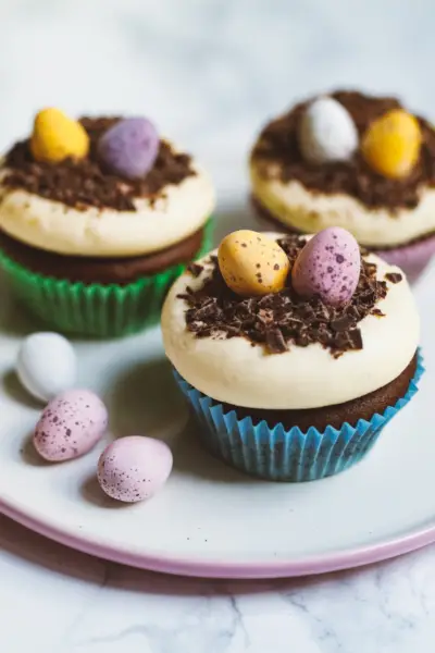 easter egg cupcakes