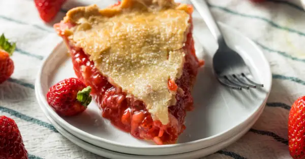strawberry rhubarb pie
