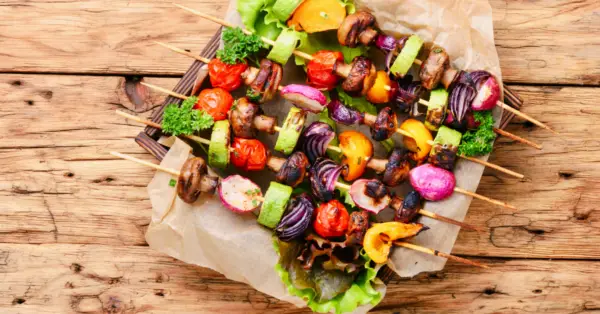 vegetable skewers