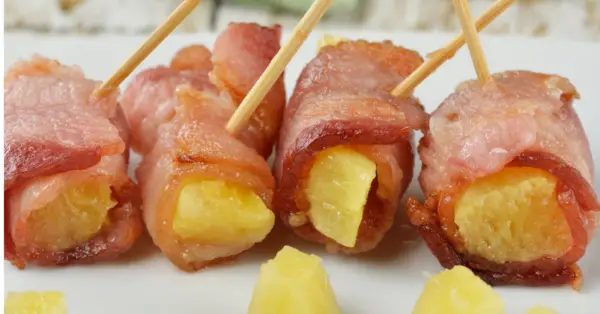 Bacon Wrapped Pineapples