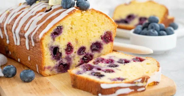 lemon blueberry pound cake