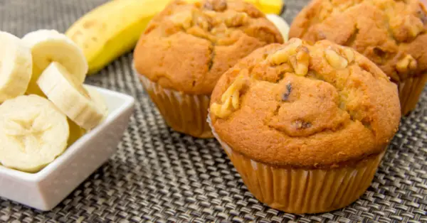 banana zucchini muffins