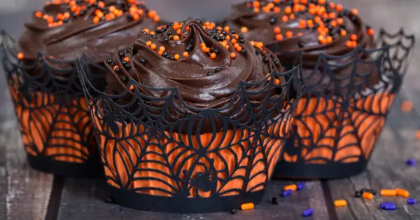 Halloween Chocolate Cupcakes