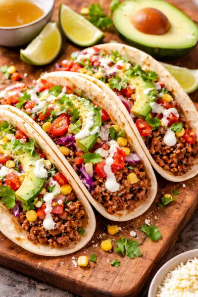 ground beef tacos