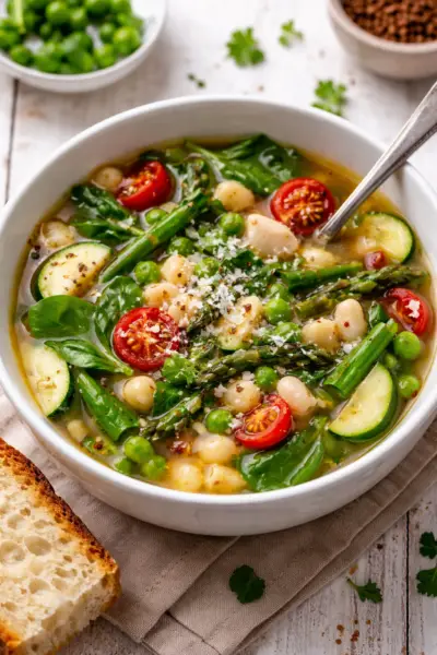 Spring Minestrone Soup