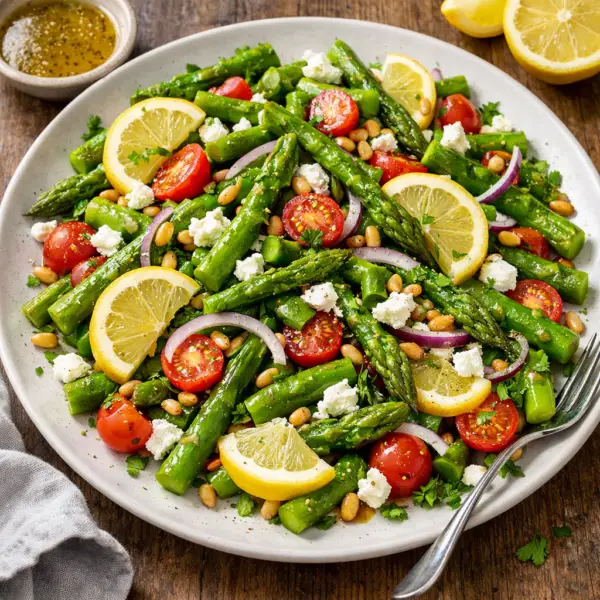 asparagus and lemon salad