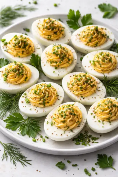 Deviled Eggs with Fresh Herbs