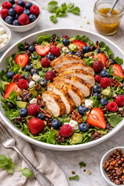 Chicken and Berry Spring Salad