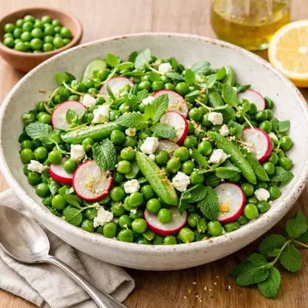 Spring Pea and Mint Salad