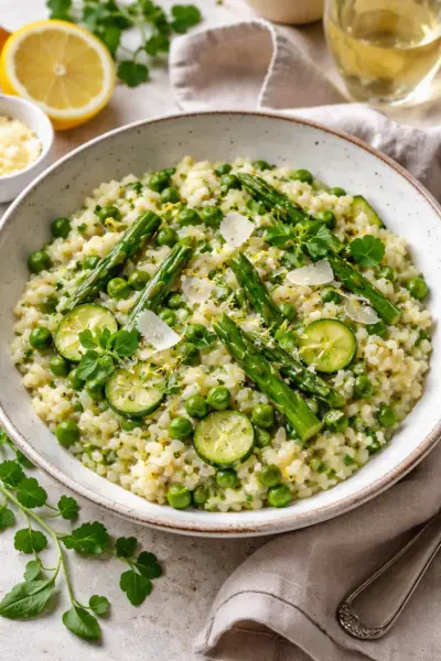 Spring Vegetable Risotto